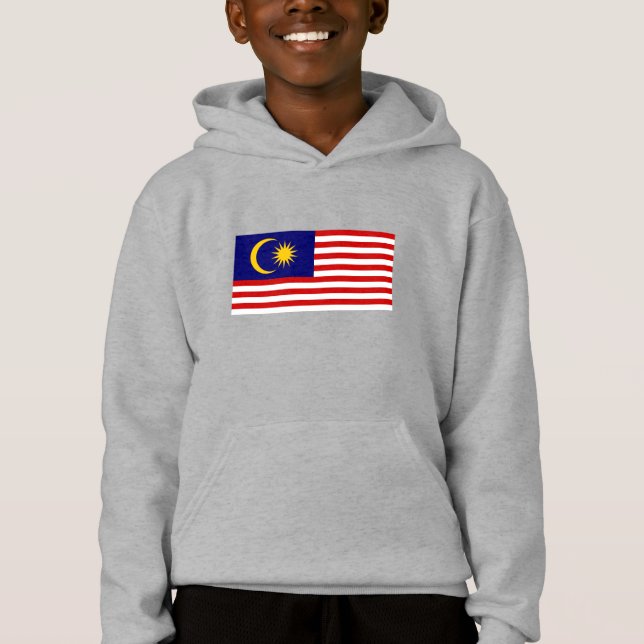 Malaysia Flagga T Shirt (Framsida)