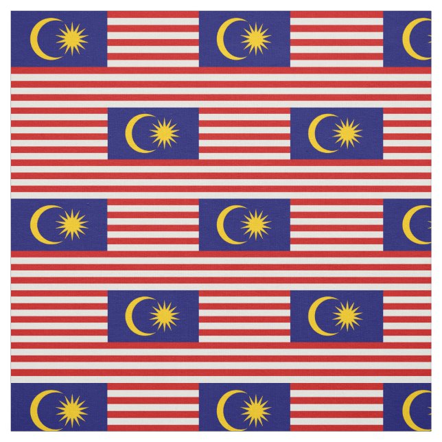 Malaysia Flagga Tyg (Provkarta)