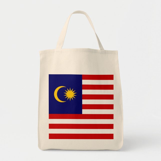 Malaysia flagga tygkasse (Framsidan)