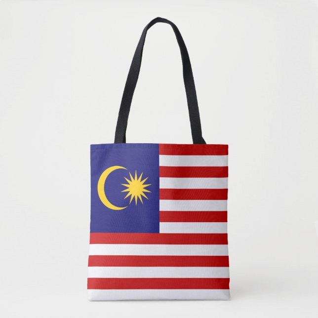 Malaysia Flagga Tygkasse (Framsida)