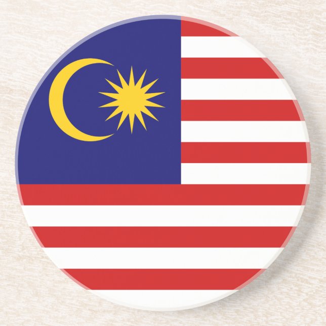 Malaysia Flagga Underlägg (Framsidan)