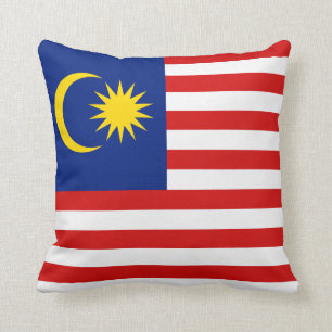 Malaysia Flagga x Flagga Pillow Kudde