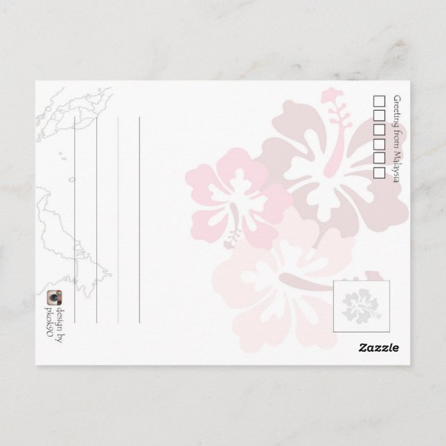 Malaysia GF-kort Vykort (Baksida)