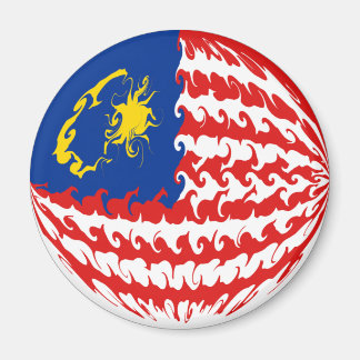Malaysia Gnarly Flagga Magnet
