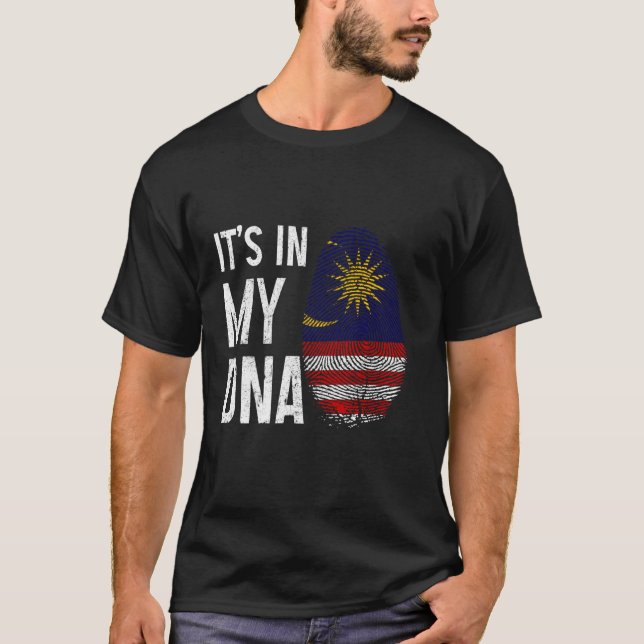 Malaysia I mitt DNA-malaysiska Pride Herit T Shirt (Framsida)