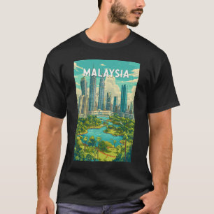 Malaysia Illustration Resa Konst Vintage T Shirt