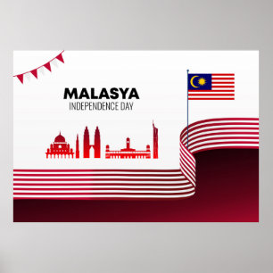 Malaysia Independence day Poster