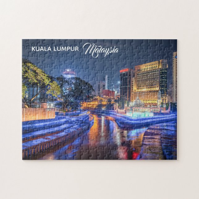 Malaysia Jigszle Puzzle Pussel (Horisontell)
