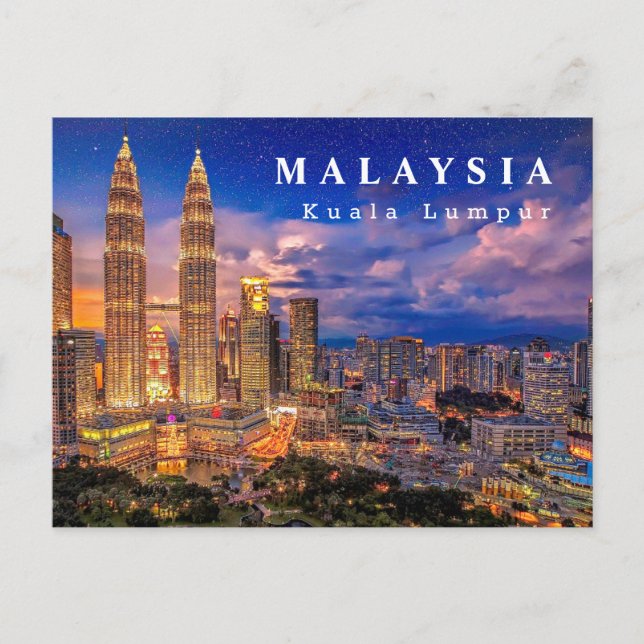 Malaysia KLCC-vykort Vykort (Framsida)