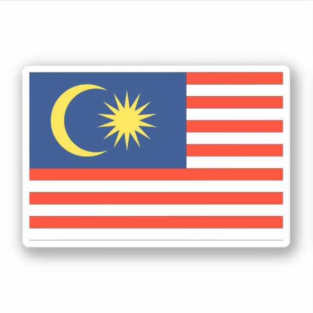 Malaysia Klistermärken (Framsida)