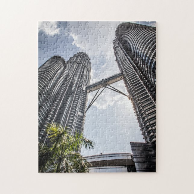 Malaysia kuala lumpa Petronas Towers. Pussel (Vertikal)
