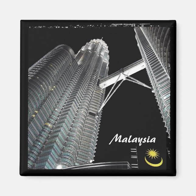 Malaysia, Kuala Lumpur (Magnet) Magnet (Framsidan)