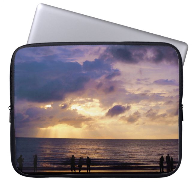 Malaysia Kusten Sunset Laptop Fodral (Framsidan)