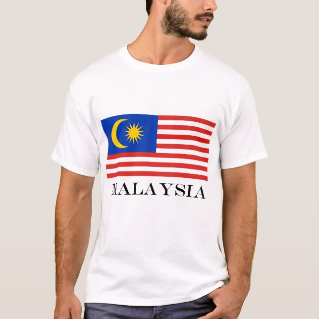 Malaysia Malay flagga Jalur Gemilang Tee (Framsida)