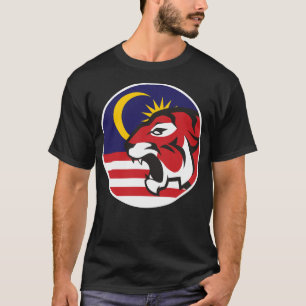 Malaysia Malayan Tiger Malaysian National Animal T Shirt