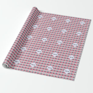 Malaysia Malaysisk Flagga Klinker Svart Personalis Presentpapper