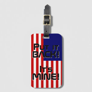 Malaysia National Flagga Funny Patriotic Bagagebricka