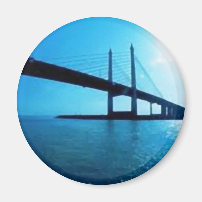 Malaysia Penang Bridge Magnet (Framsidan)