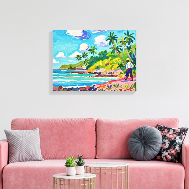 Malaysia - Premium Wrapped Canvas (Insitu (Vardagsrum))
