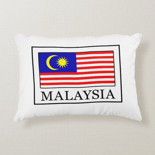 Malaysia Prydnadskudde (Framsidan)