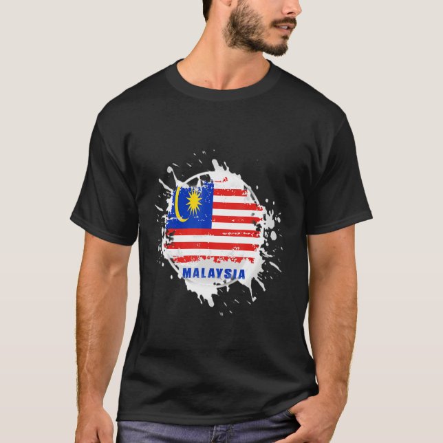 Malaysia Stänk T Shirt (Framsida)