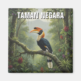 Malaysia Taman Negara Hornbill Magnet