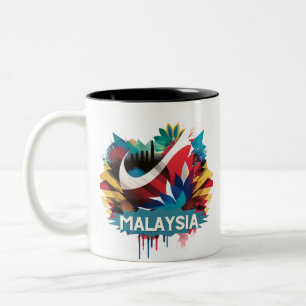 Malaysia Två-Tonad Mugg