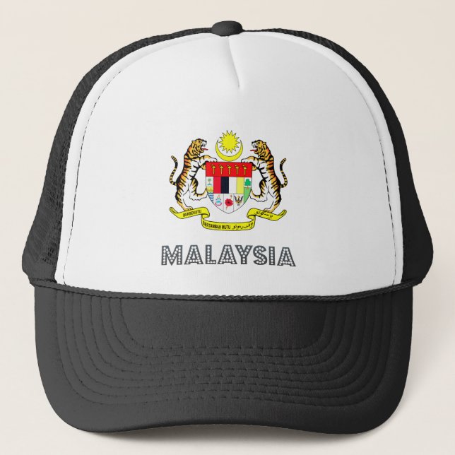 Malaysia vapensköld truckerkeps (Framsida)