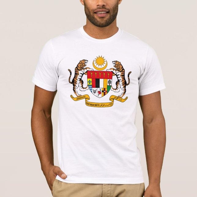 Malaysia vapensköldT-tröja Tee (Framsida)