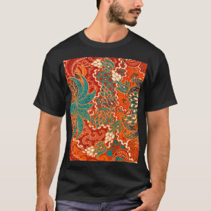 Malaysian Batik: Snygg Art Mönster. T Shirt