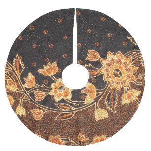 Malaysian indonsian Batik Art Beauty Julgransmatta Borstad Polyester