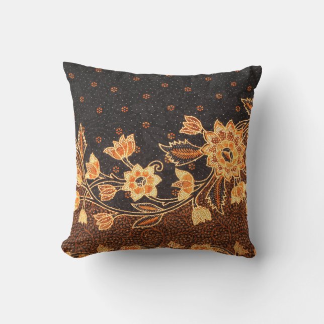 Malaysian indonsian Batik Art Beauty Kudde (Framsida)
