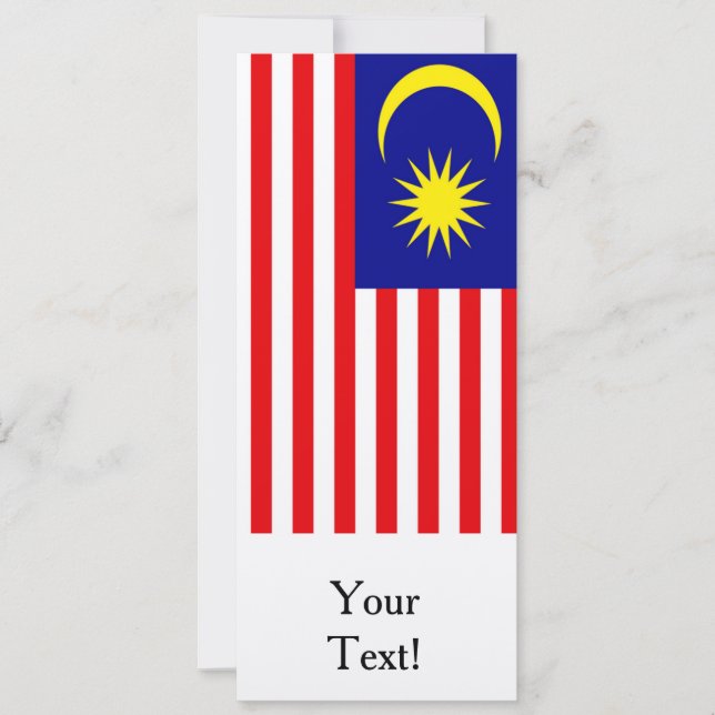 Malaysias flagga (Framsida)