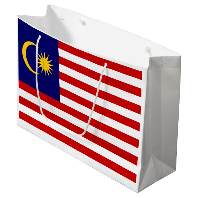 Malaysias flagga (Framsidan Vinklad)