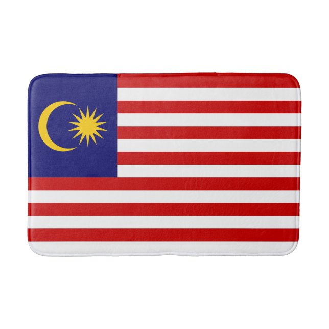 Malaysias flagga badrumsmatta (Framsidan)