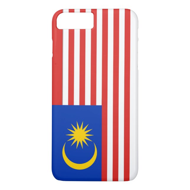 Malaysias flagga Case-Mate iPhone skal (Baksida)