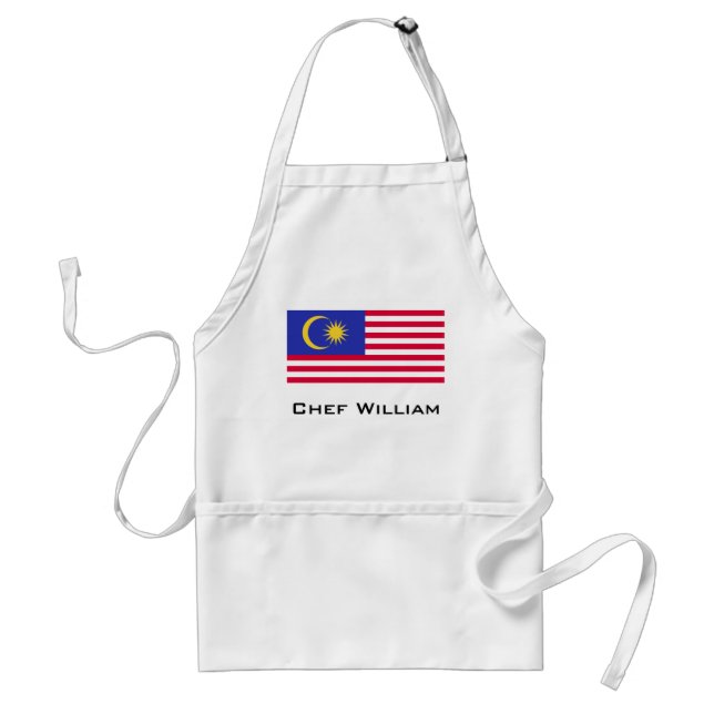Malaysias flagga förkläde (Framsidan)