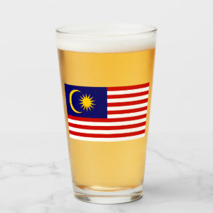 Malaysias flagga glaskopp