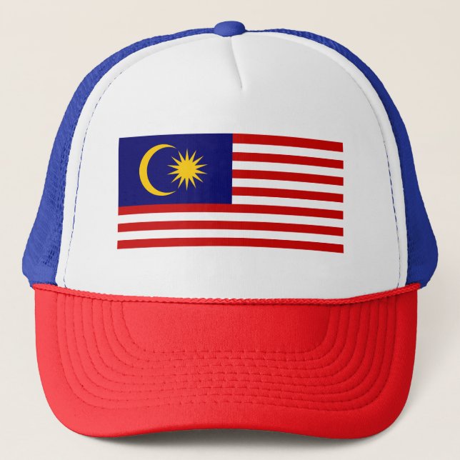 Malaysias flagga keps (Framsida)
