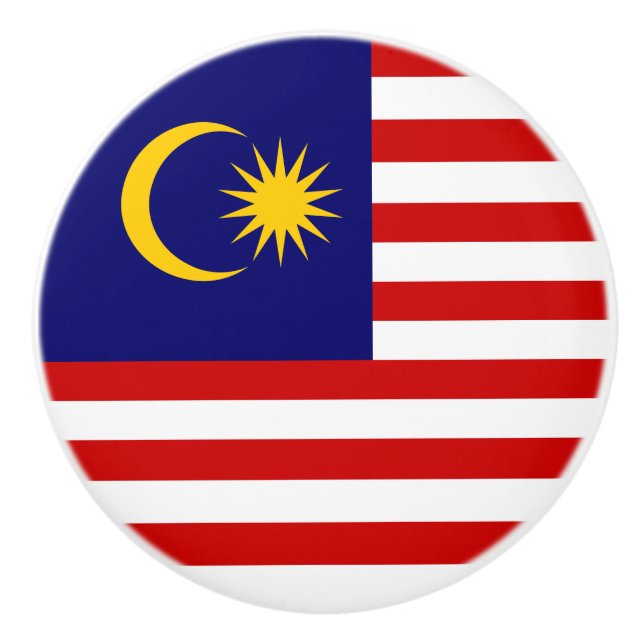 Malaysias flagga knopp (Framsidan)