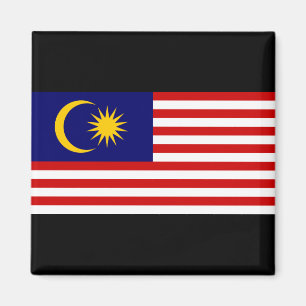 Malaysias flagga magnet