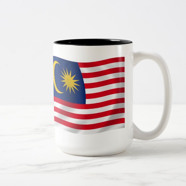 Malaysias flagga mugg (Höger)