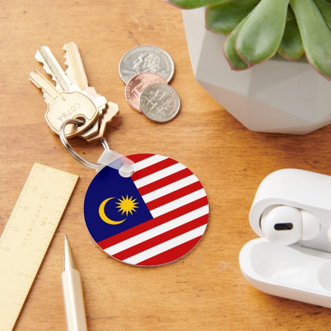 Malaysias flagga nyckelring (Skrivbord)