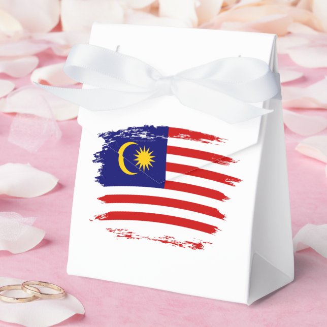 Malaysias flagga presentaskar (Bröllop)