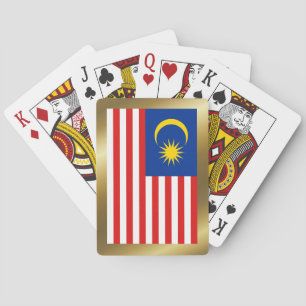 Malaysias Flagga Spelkort