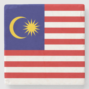 Malaysias flagga stenunderlägg