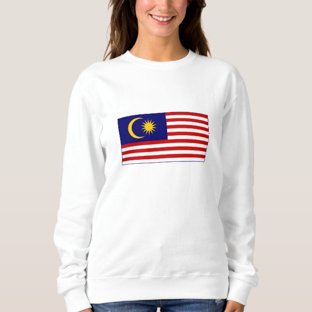Malaysias flagga t shirt (Framsida)