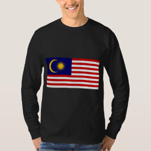 Malaysias flagga t shirt