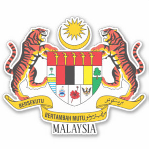Malaysias Jacka i Arm Patriotic Klistermärken