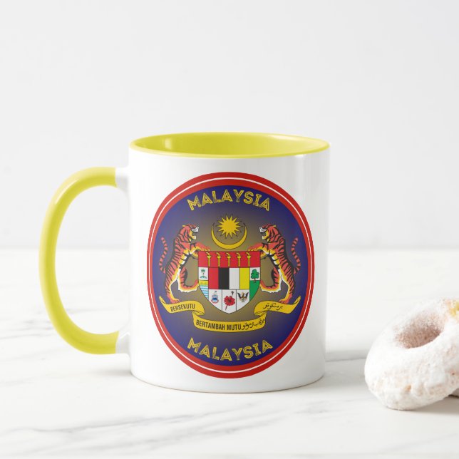 Malaysias kulturarvssymbol mugg (Med munk)